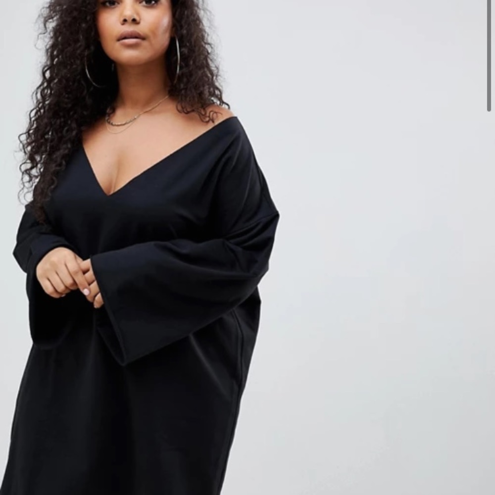 ASOS Black Slouchy Dress